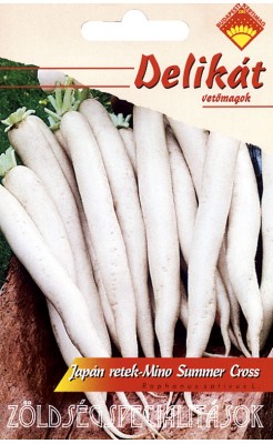 Budapesti Kertimag Delikát Japán retek- Mino Summer Cross vetőmag 20 szem