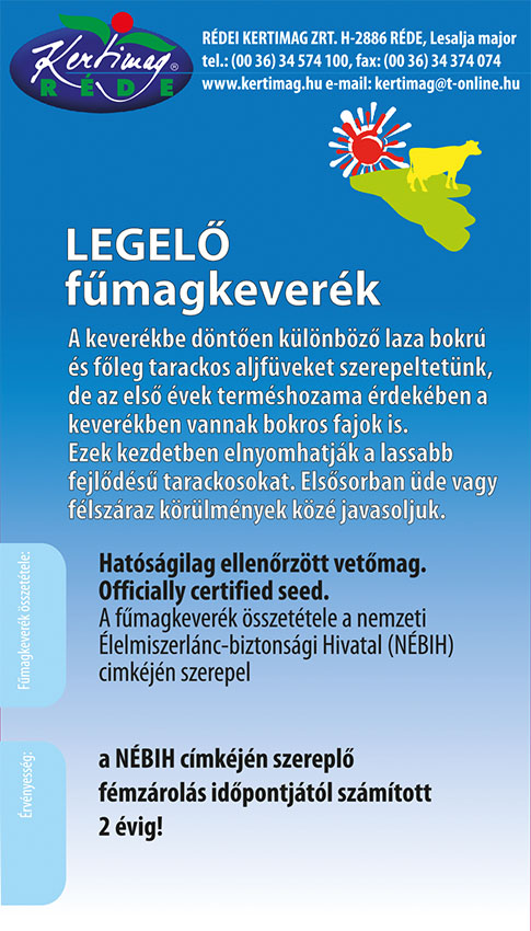Rédei Kertimag Legelő keverék fűmag (takarmányozási célra) 20kg