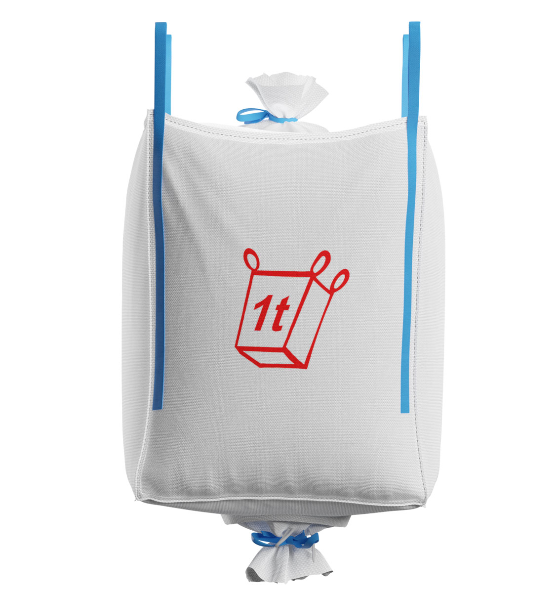Big Bag zsák 85x85x115 cm, felül töltős, alsó ürítős, 1 tonna