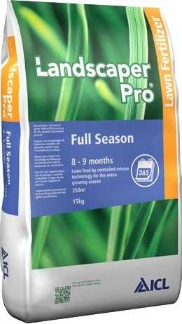 Landscaper Pro  Full Season gyepfenntartó 27-5-5+Mg, 8-9 hó, 15 kg