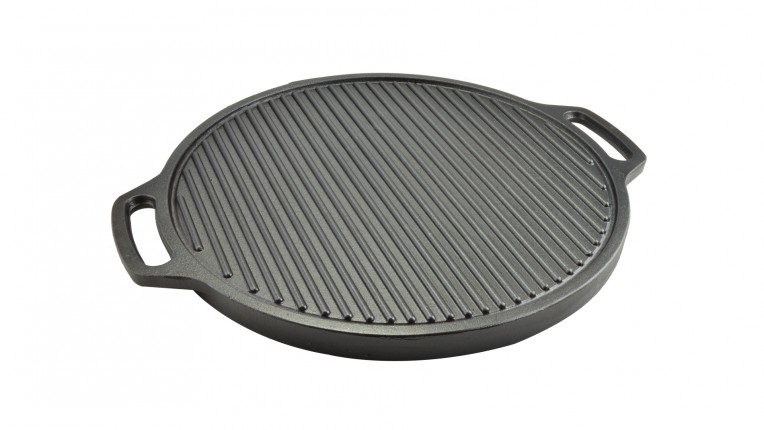 Perfect Home - Öntöttvas grill lap kerek 2 oldalas
