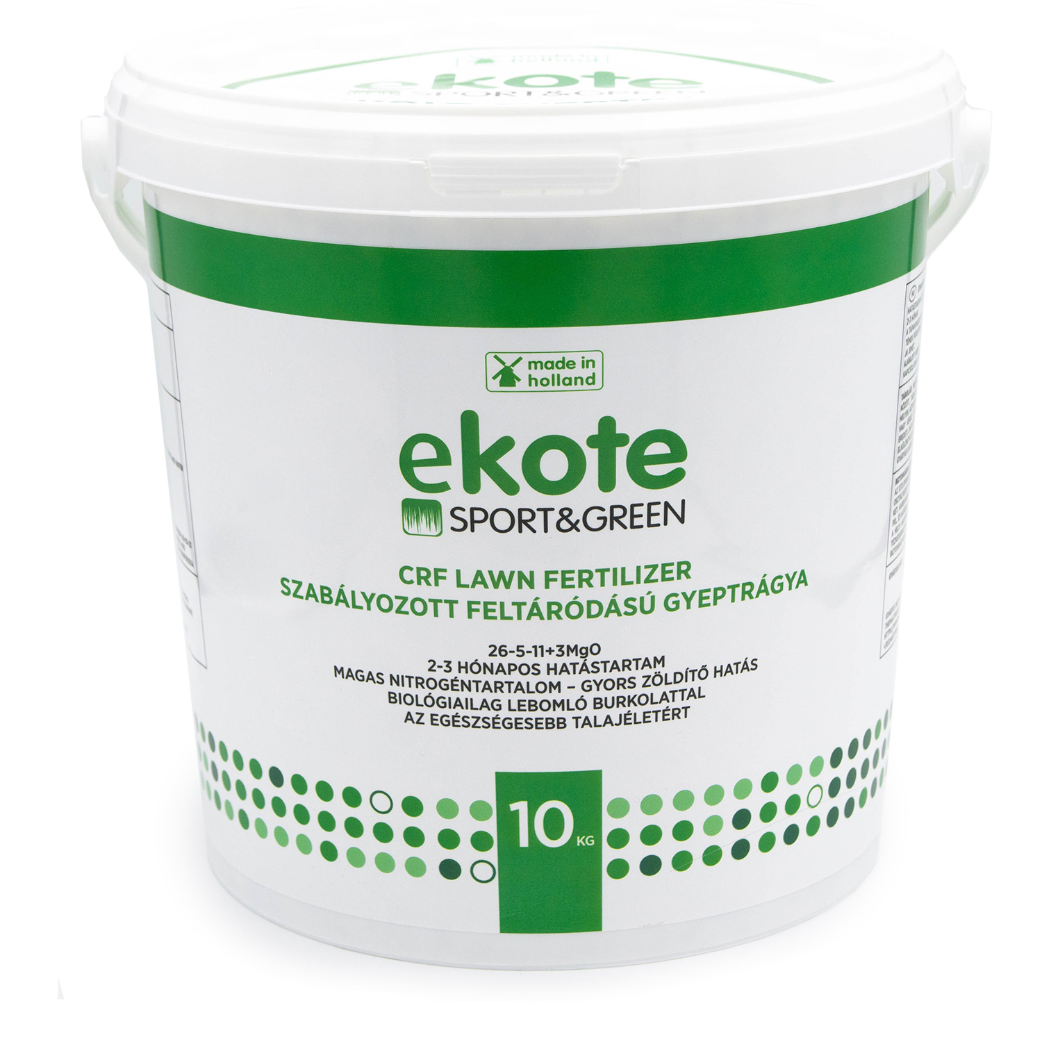 Ekote Sport&Green tavaszi gyeptrágya 2-3 hó 26-5-11+3Mg+M.e. 10 kg