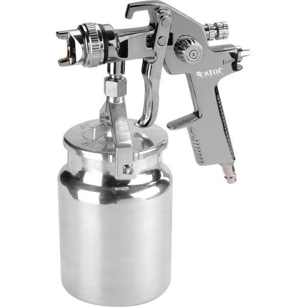 Extol festékszóró, alsótartályos, 1000ml, HVLP, fúvóka: 1,4mm, 410 l/min, 3 Bar, 1/4