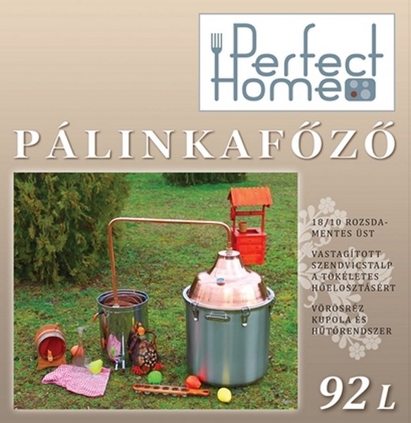 Perfect Home - Pálinkafőző 92 literes réz inox