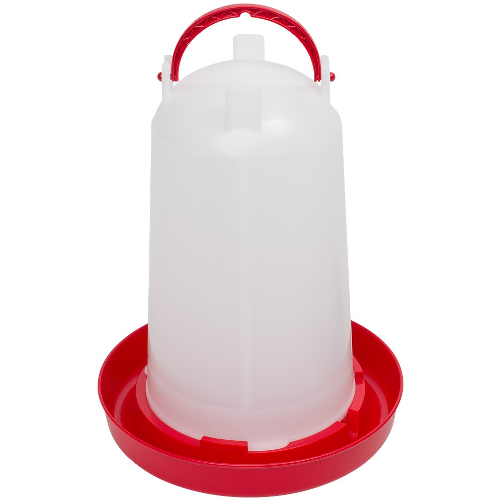Bajonettzáras önitató, 3 liter, piros