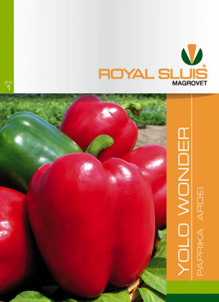 Royal Sluis Paprika Yolo Wonder vetőmag 0,4g