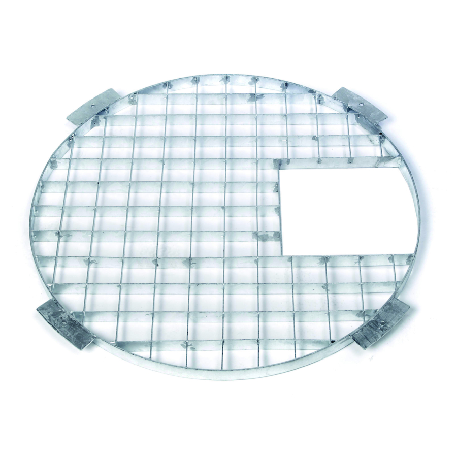 Ubbink Fedőlap kerek acél 81 cm