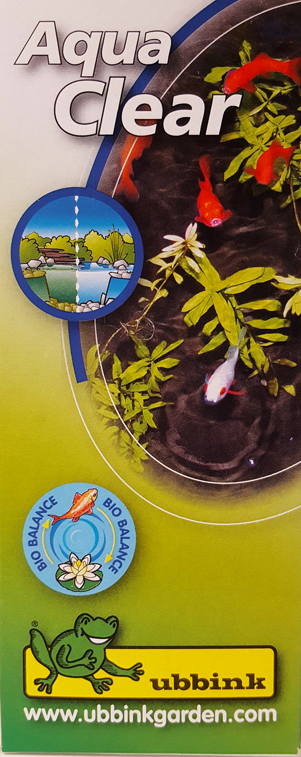 Ubbink Aqua Clear 500 ml - algátlanító zöldalga ellen