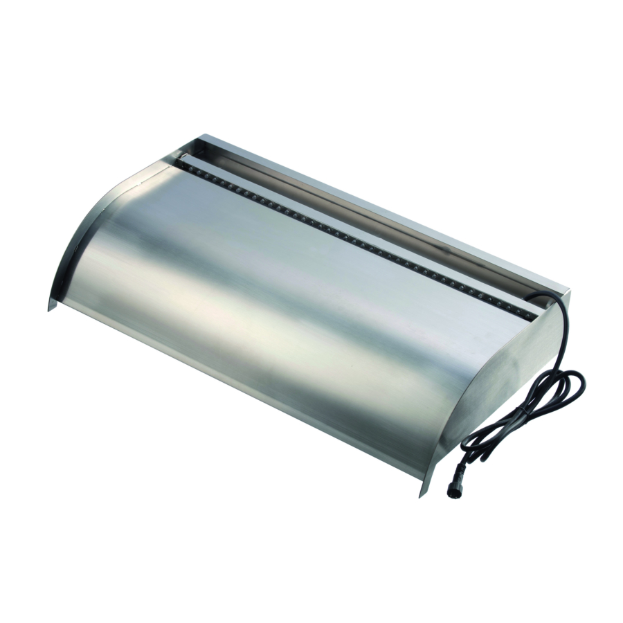 Ubbink Vízeséselem Nevada 60cm-rozsdamentes acél-mélység 33 db LED világítással