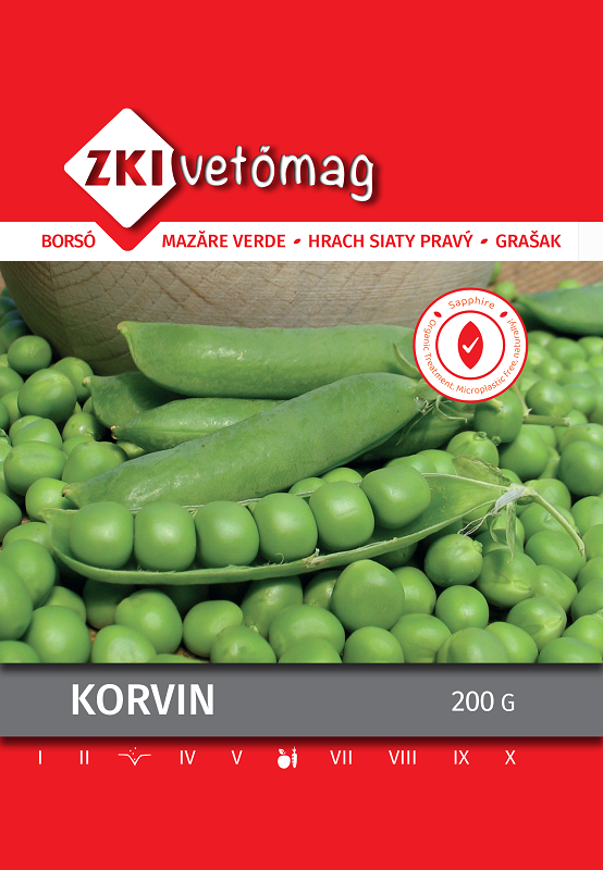 ZKI Zöldborsó Korvin Vetőmag 200g