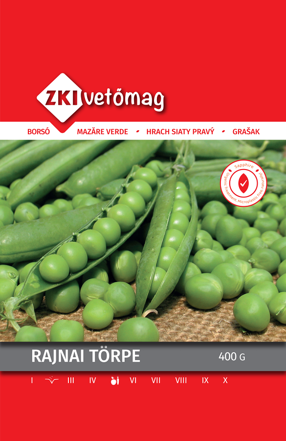 ZKI Zöldborsó Rajnai Törpe Vetőmag 400g