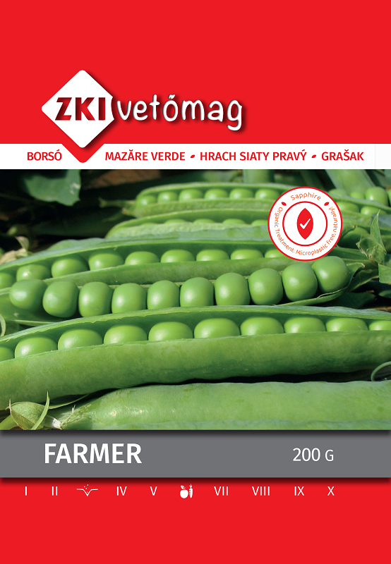 ZKI Zöldborsó Farmer Vetőmag 200g
