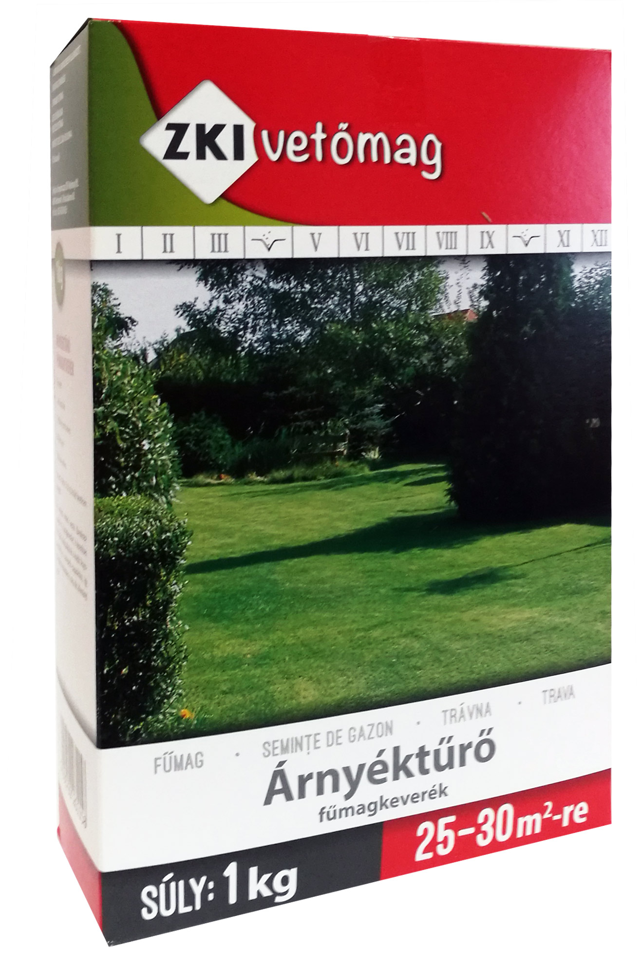 ZKI Árnyéktűrő fűmag keverék 1 kg