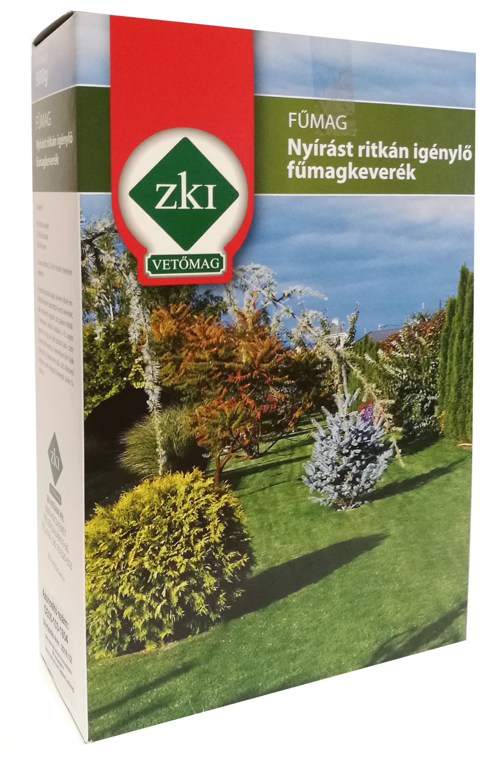 ZKI Nyírást ritkán igénylő fűmag 900g