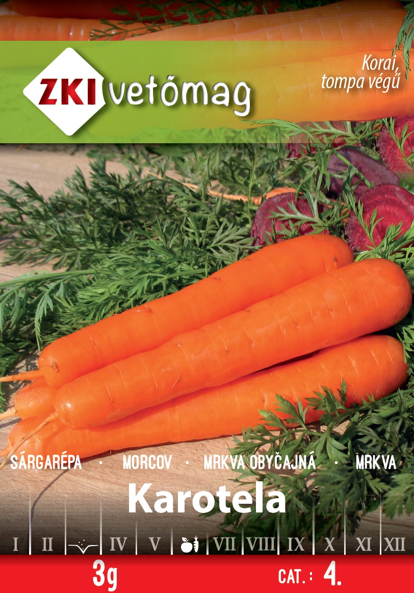 ZKI Sárgarépa Karotela Vetőmag 3g