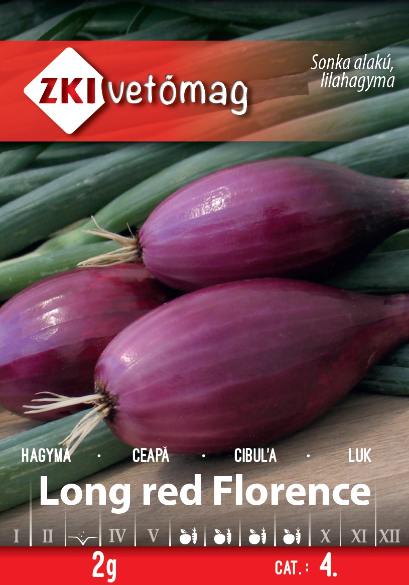 ZKI Hagyma Long Red Florence Vetőmag 2g