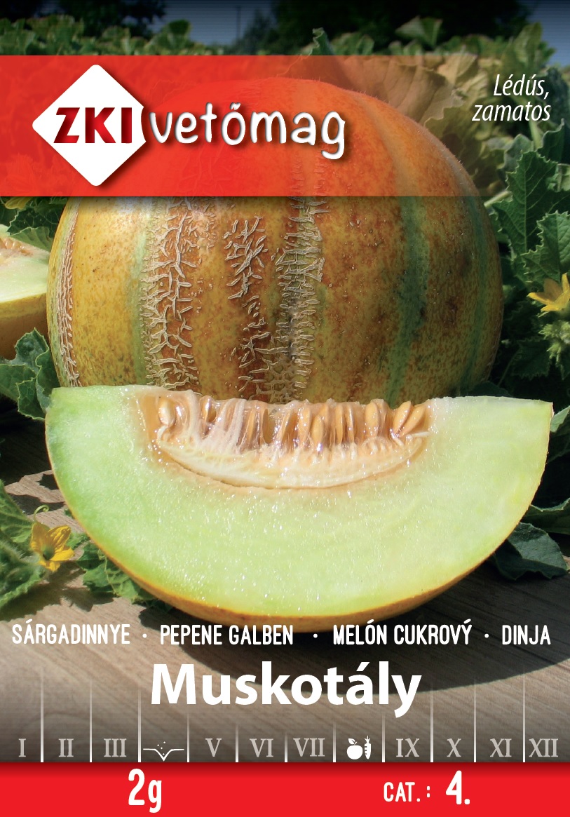 ZKI Sárgadinnye Muskotály Vetőmag 2g