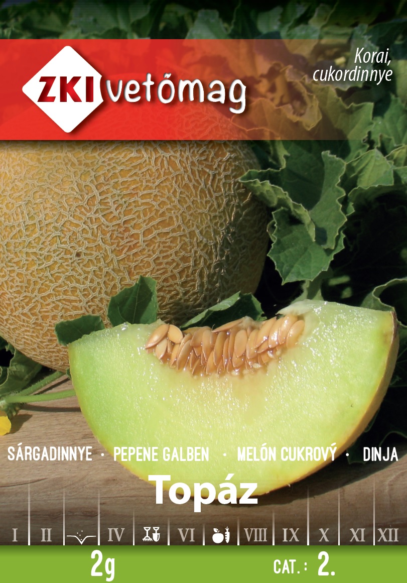 ZKI Sárgadinnye Topáz Vetőmag 2g