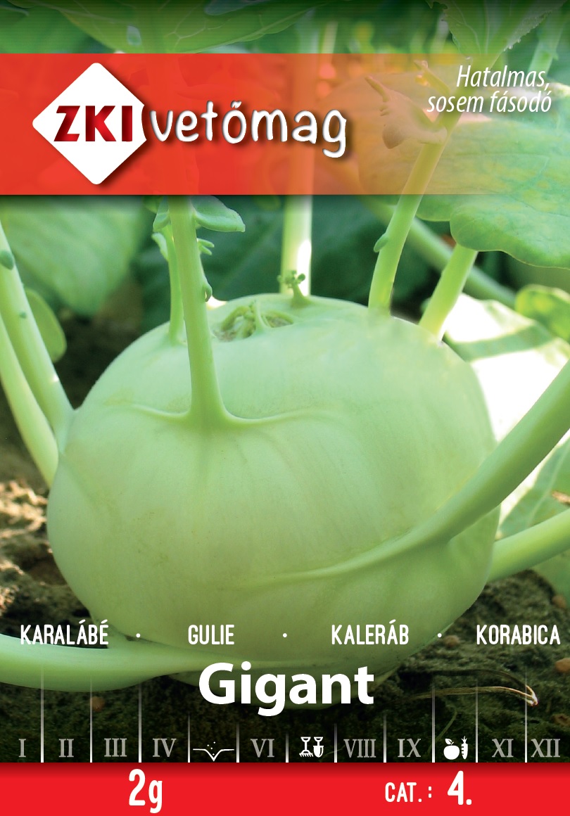 ZKI Karalábé Gigant Vetőmag 2g
