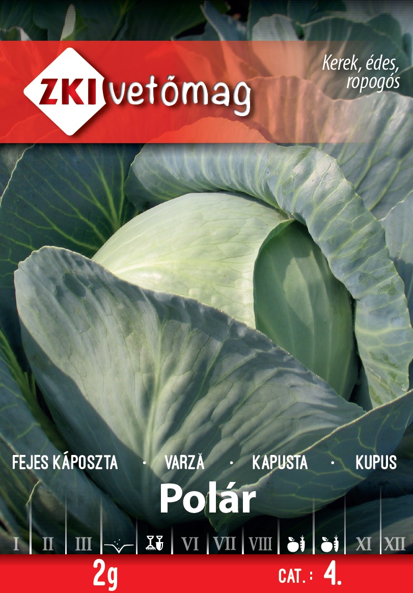 ZKI Fejes káposzta Polar Vetőmag 2g