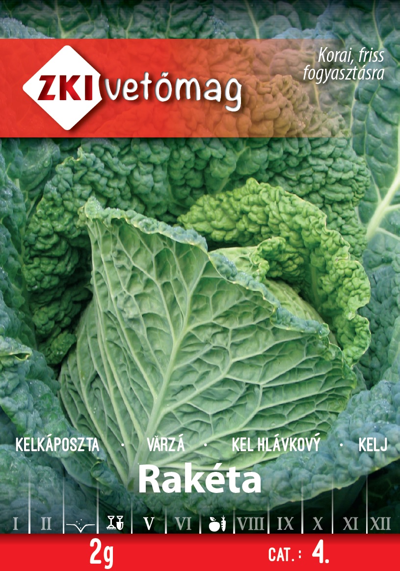 ZKI Kelkáposzta Rakéta Vetőmag 2g