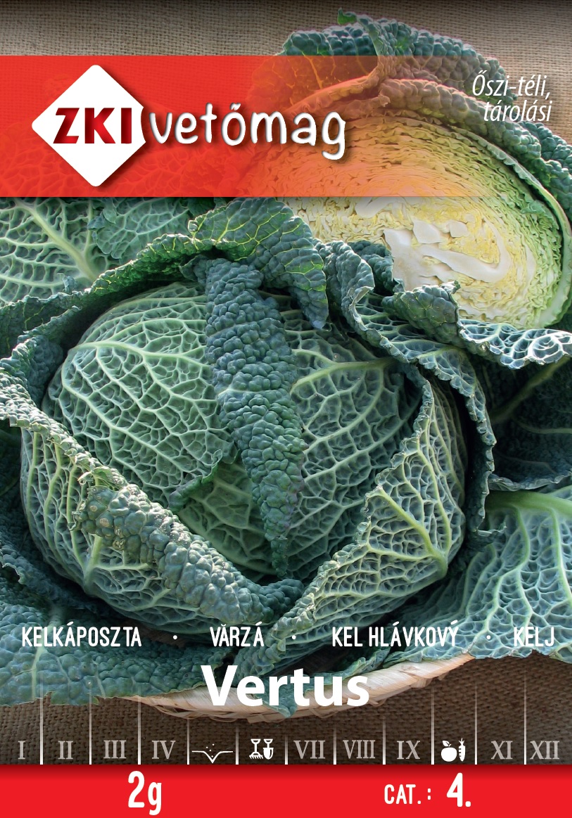 ZKI Kelkáposzta Vertus Vetőmag 2g