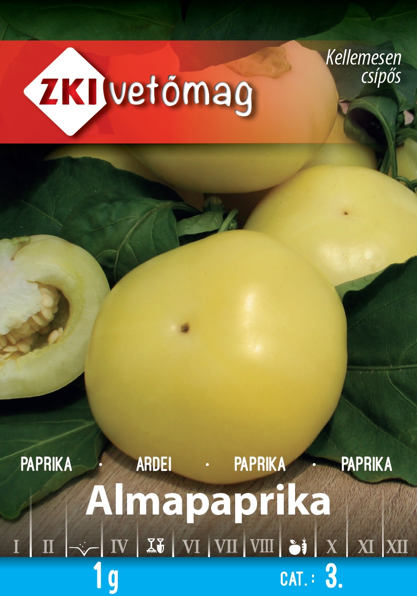 ZKI Paprika Almapaprika Vetőmag 1g