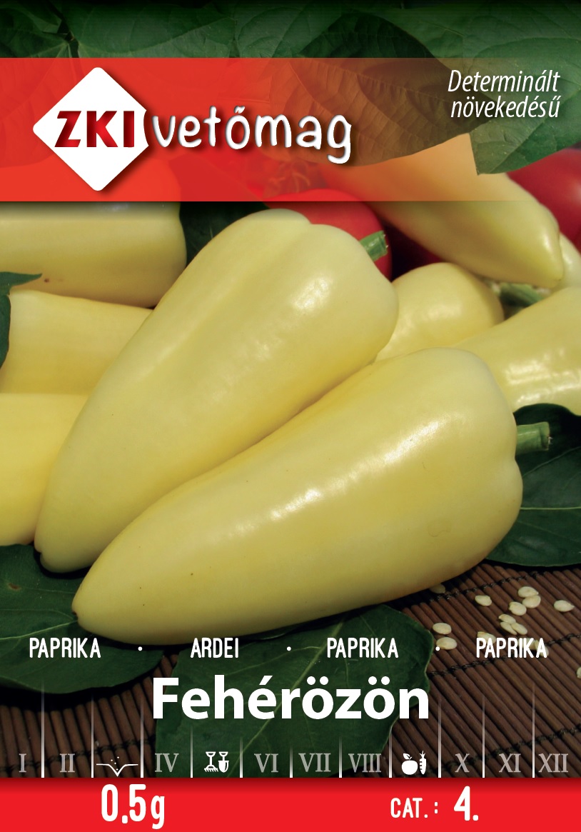 ZKI Paprika Fehérözön Vetőmag 0,5g