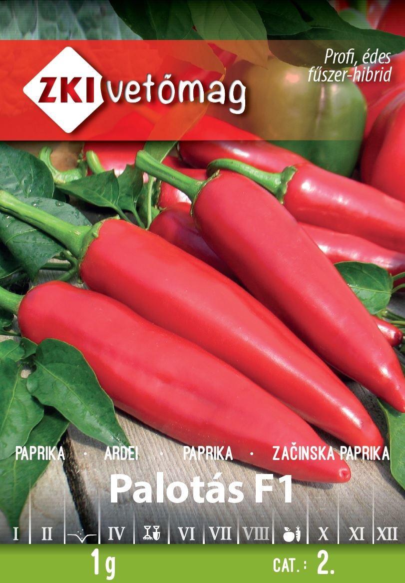 ZKI Paprika Palotás F1 Vetőmag 1g