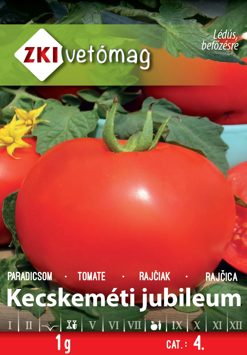 ZKI Paradicsom Kecskeméti Jubileum Vetőmag 1g