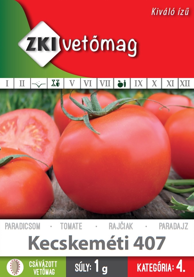 ZKI Paradicsom Kecskeméti 407 Vetőmag 1g