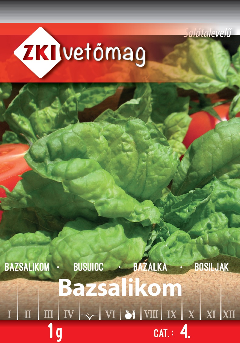 ZKI Salátalevelű Bazsalikom Vetőmag 1g