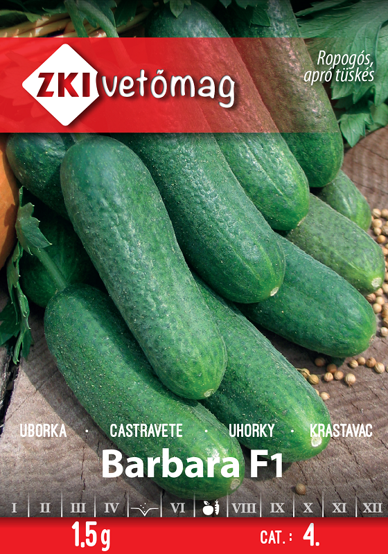 ZKI Uborka Barbara F1 Vetőmag 1,5g