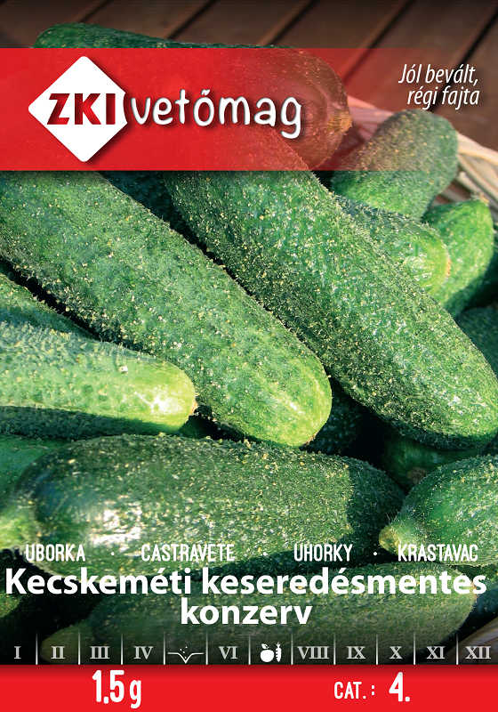 ZKI Uborka Kecskeméti Keseredésmentes Konzerv Vetőmag 1,5g